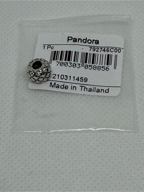 Pandora Silver Studded Clip Charm - 792746C00